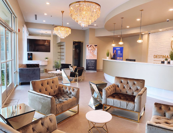 Interior view of the Beauty Suite Roseville location